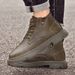 New Leather Spring Men's Shoes High-top Men's Heightening Tooling Martin Boots_vogvips.com