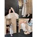 Women's 5CM Hidden Wedge Heel Mary Jane Sandals, Sheepskin Platform Slingback Shoes, Comfortable Fashion Chunky Heel Dress Sandals For Summer_vogvips.com