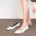 Clearance Sale Of Leather Shoes With French Square Toe Single Strap Mary Jane Design, Stylish And Versatile For Women's_vogvips.com