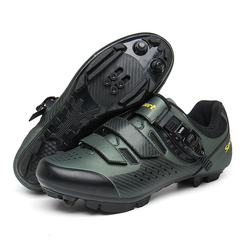 Road Bike Cycling Shoes Mountain Bike Lock Shoes Lockless Shoes Breathable Dynamic Bike Hard Bottom Cycling Shoes Men_vogvips.com
