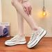 Women's Shoes Breathable Mesh Shoes Little White Shoes With Skirt Sandals Platform Sports Board Shoes_vogvips.com
