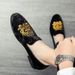 Men Formal Shoes Fashion Business Office Flat Slip-on Leather Moccasins Soft Leisure_vogvips.com