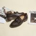 2026 New New In Stock: Women's Thick-Soled Loafers, Genuine Leather Shoes, Slip-On Shoes With Chunky Heels And Metal Buckle_vogvips.com