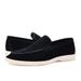 Brand Men's Suede Loafers Soft Leather Slip-On Shoes Comfortable Flat For Men Non-Slip Walking Shoes Casual Wear Business Shoes_vogvips.com