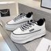 Internet Celebrity Xiaobai Versatile New Soft Lightweight Board Women's Autumn Thick Soled Height Increasing Shoes_vogvips.com