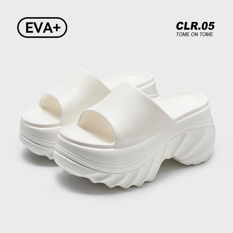 9cm Height Increasing Women's Shoes Outdoor Wear, Fashionable Trendy Versatile Beach Shoes, Comfortable For Long Walks,_vogvips.com