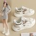 Women's Breathable Mesh Sports Shoes 2026 New Spring/Autumn Model Middle School Students, Lightweight Soft-Soled White_vogvips.com