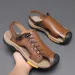 Fashion Summer Breathable Casual Outdoor Hikking Sandal Lightweight Men Slides Beach Sandals Size 38-46_vogvips.com