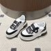 Women's Casual White Sneakers with Velcro round Toe Platform Shoes Height Increasing Autumn/Winter Style Canvas Student Footwear_vogvips.com