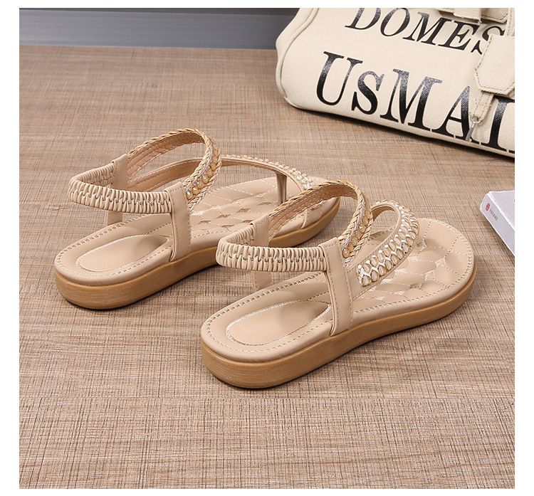 Women's Flat Sandals Women Simple Light Casual Style Flat Large Size Set Toe Sandals_vogvips.com