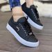 Women's Plus Size Flat Shoes Breathable Casual Round Toe Lace Up Solid Color Shallow Mouth_vogvips.com