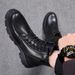 European Warm Series Martin High Top British Style Shoes 2025 Summer New Work Mid-Top Trendy Brand Men's Boots_vogvips.com