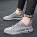 Men's Casual Sneakers - Breathable Umbrella Fabric Low-Top Lace-Up Shoes For Spring, Summer, And Fall - Lightweight & Comfortable Shoes_vogvips.com