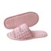 Soft Soled Silent Women, Comfortable Open Toed Slippers, Minimalist Home Style, Universal Cotton Slippers For Men_vogvips.com