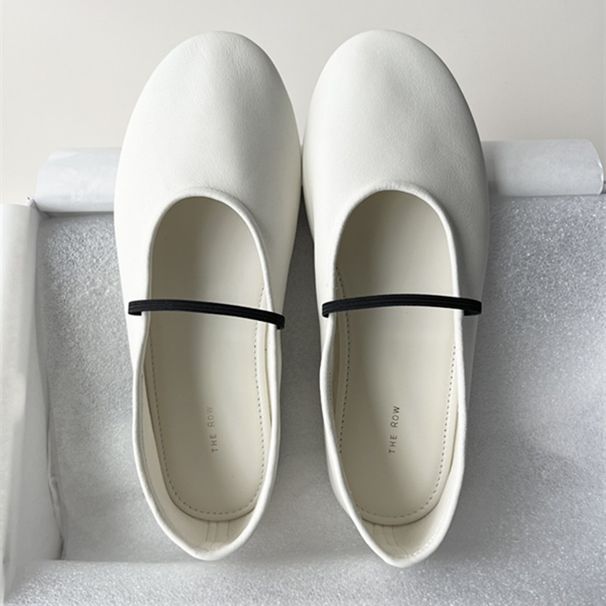 Flat All Black Women Can Stand For A Long Time Without Getting Tired, Soft Soled Ballet Single Shoes, Niche, Non_vogvips.com