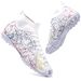New football shoes High top camouflage broken nails children's professional training shoes_vogvips.com