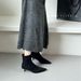 French Style Pointed Toe Chunky Heel Short 2025 Autumn Winter New Suede Versatile Ankle Slim Martin Boots For Women_vogvips.com