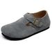 Unisex Cork Sandals With Soft Leather Upper - Breathable Summer Slide Shoes For Men & Women (Multiple Colors & Sizes)_vogvips.com