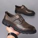 New Leather For Men With A Sense Of , British Style Fashion, Business And Leisure, Versatile, One Foot Work Shoes,_vogvips.com