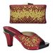 High Heels Round Head Sandals Iron Diamond With The Hand Dinner External Shoe Bag Matching_vogvips.com