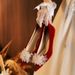 25ss Xiuhe Wedding X338-58 New Bridal 2025 Red High Heels Small Stiletto Dress Shoes Size 34-43_vogvips.com
