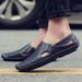 Autumn Spring Summer Loafers Men's Cowhide British Handmade Casual Leather Trendy Fashion Lazy Shoes 8503_vogvips.com