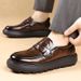 Men's Made Of Top-layer Cowhide, New Spring Model, Men's Business Casual Shoes, High-end Genuine Leather Thick-soled_vogvips.com