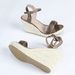 Women's Open Toe Wedge Sandals Thick Sole Single Strap High Heels Summer Style Crossover_vogvips.com