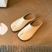 Sheepskin Version ~ New Spring/Summer Height-Increasing Versatile Fashionable Slip-On Toe-Separated Pig Hoof Half_vogvips.com