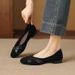 French-style Low-heeled Women's A Shallow Cut, Matte Finish, 2026 Summer-autumn New Model, Comfortable For The Feet,_vogvips.com