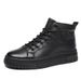 European Warm Series Martin High Top Winter Men's Mid-Top Short Leather Boots 9915 Non-Slip Rubber Sole Thickened Warm_vogvips.com