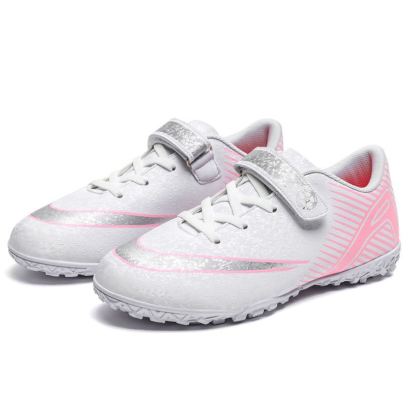 Children's Football Shoes Boys And Girls Elementary School Students Velcro Teen Training Broken Nail Shoes_vogvips.com