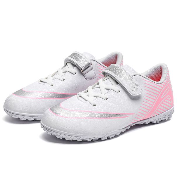 Children's Football Shoes Boys And Girls Elementary School Students Velcro Teen Training Broken Nail Shoes_vogvips.com