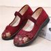 Old Beijing-style Women's Cloth Shoes, Breathable Autumn Ladies, Flat Non-slip Grandma, Shoes For Middle-aged And_vogvips.com