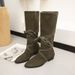 Western Cowboy Lace-up 2022 Autumn New Pointed Toe Over-the-Knee Fashion High Tube Riding Boots For Women_vogvips.com
