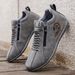 Men's Lightweight Casual Outdoor Entertainment Skateboarding Daily Walking Driving Shoes Comfortable Breathable Slip-On_vogvips.com