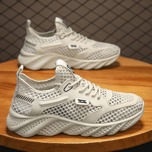 Summer Men Casual Fashion Lightweight Mens Running Walking Sneakers Mesh Breathable Male Jogging Sports Shoes_vogvips.com