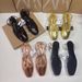 Leopard Print Sandals, Fashionable One-strap Women's Shoes, In-stock Wholesale Trendy Foreign Trade Shoes For Going Out,_vogvips.com