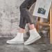 Vulcanized New Flat Bottom Casual Canvas With Inner Zipper Women's Shoes Zapatos De Mujer Sneakers Sneaker_vogvips.com