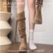 Cowhide Version~Wasteland Style Tassel Knight Thick Heel Over-the-Knee Long Slimming High Tube Boots For Women_vogvips.com