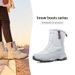 In Stock Winter Northeast Thickened Couple Snow Boots Fleece Lined Warm Non-Slip Waterproof Men Women Short Tube Big_vogvips.com