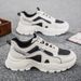 Autumn New Breathable White Men's Versatile Thick Soled Sneakers Casual Running Dad Trendy Shoes_vogvips.com