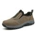 Men Sneakers Suede Leather Casual Shoes Outdoor Camping Hiking Shoe Fashion Slip-On Loafers Non Slip Walking Footwear Big Size48_vogvips.com