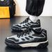 Men's Mesh Breathable Running Shoes Vintage Agassi Casual Sneakers White Dad Shoes Comfortable Lightweight Sports_vogvips.com