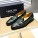 Men's business casual leather shoe head layer cowhide cover feet breathable fashion double buckle loafers_vogvips.com