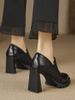 French High Heels For Spring And Autumn 2025, New Fashionable Deep Mouth Casual Single Shoes, Sexy Pointed British_vogvips.com