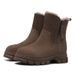 Women's Snow Boots With Fleece Lining, 2025 Winter New Style, Thickened Short Boots, Non-Slip Thick Sole, Warm Cotton Shoes_vogvips.com