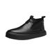 European Warm Series Winter Casual Martin New High-top Men's Black Shoes Breathable Korean Style Short Boots_vogvips.com