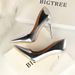 Cross-Border Fashion Pointed Toe Spring And Autumn New Silver High Heels Stiletto Versatile Professional Single Shoes_vogvips.com