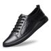 Men's Shoes First Layer Men's Board Shoes Low-top Lace-up Student Casual Shoes Men's Small Size Shoes_vogvips.com